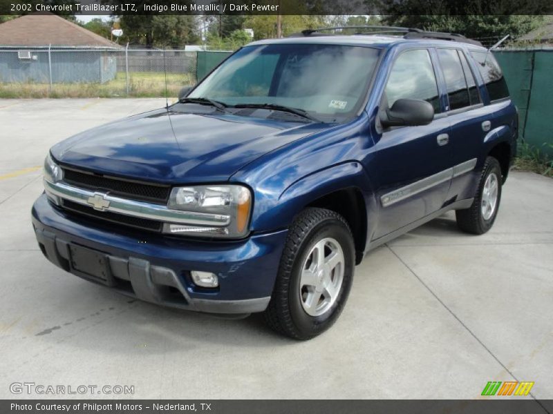 Indigo Blue Metallic / Dark Pewter 2002 Chevrolet TrailBlazer LTZ