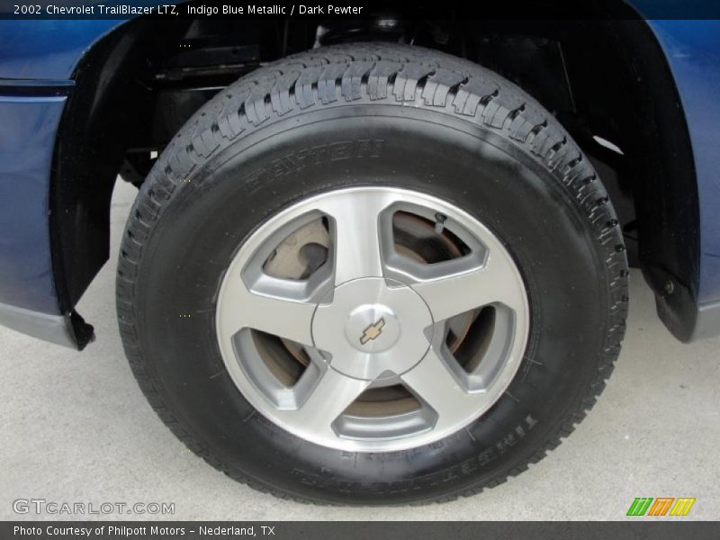 Indigo Blue Metallic / Dark Pewter 2002 Chevrolet TrailBlazer LTZ