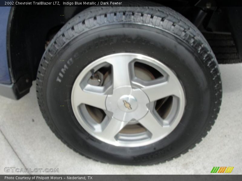 Indigo Blue Metallic / Dark Pewter 2002 Chevrolet TrailBlazer LTZ