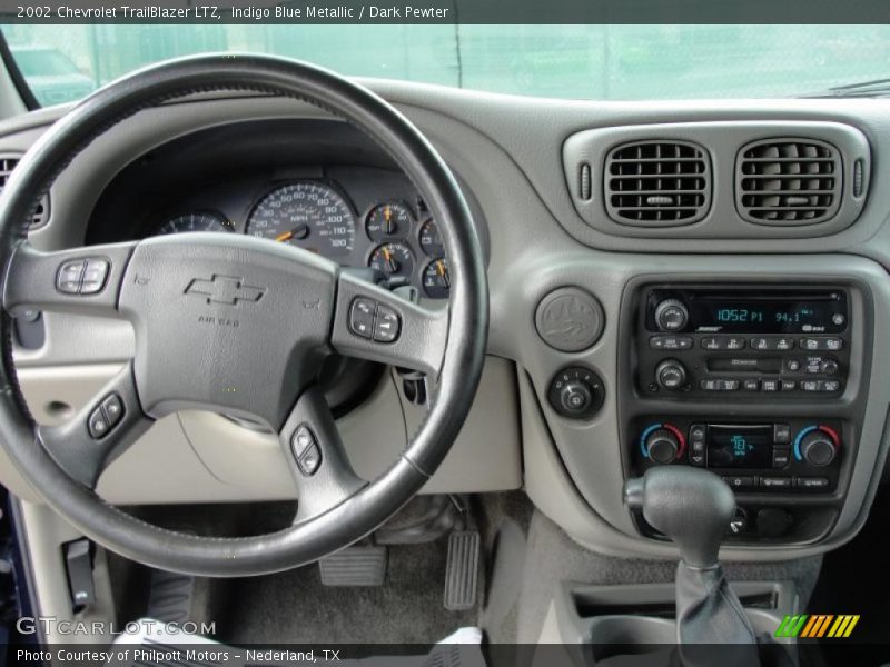 Indigo Blue Metallic / Dark Pewter 2002 Chevrolet TrailBlazer LTZ