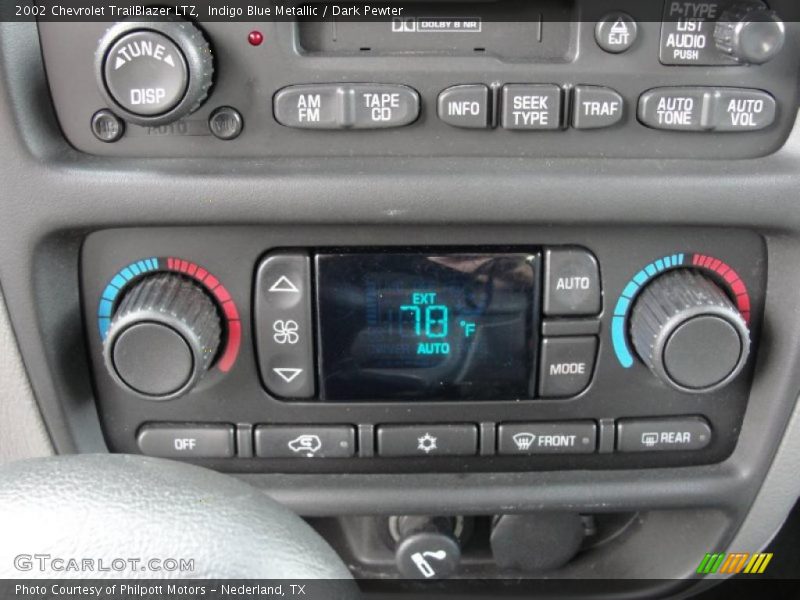 Indigo Blue Metallic / Dark Pewter 2002 Chevrolet TrailBlazer LTZ