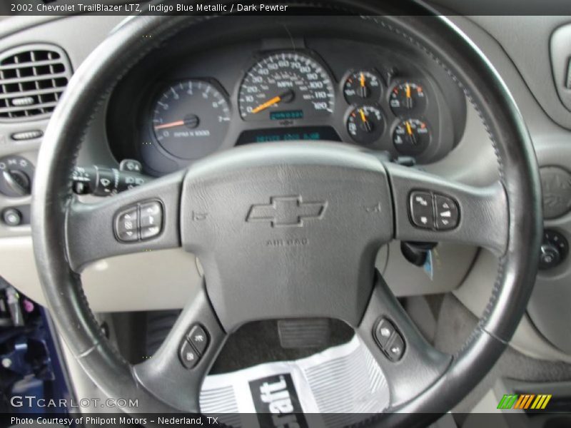Indigo Blue Metallic / Dark Pewter 2002 Chevrolet TrailBlazer LTZ