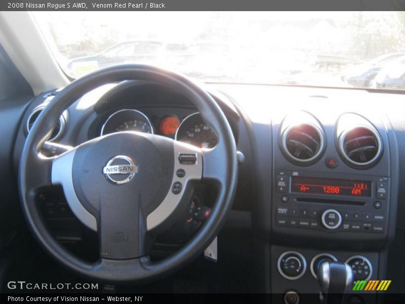 Venom Red Pearl / Black 2008 Nissan Rogue S AWD