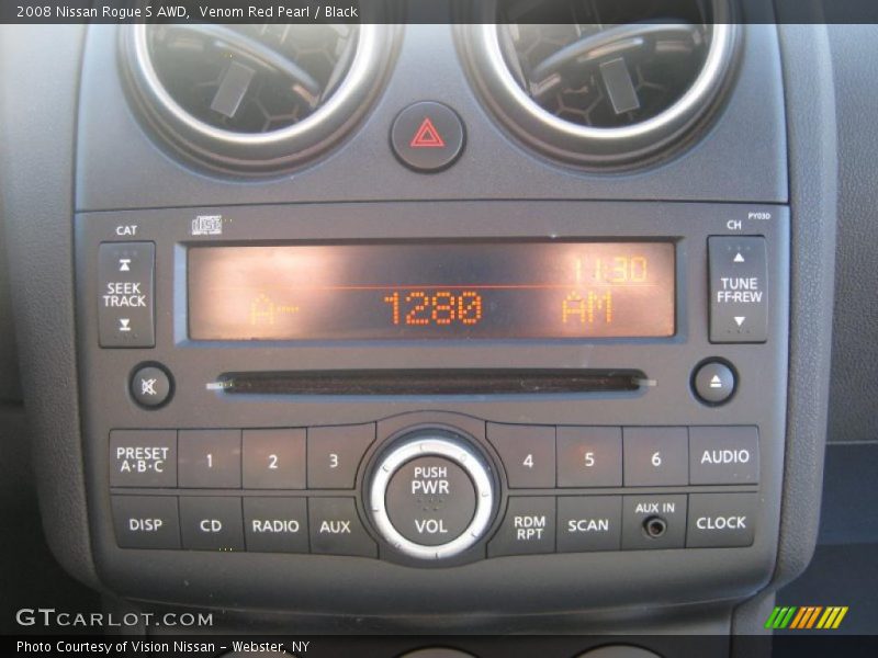Venom Red Pearl / Black 2008 Nissan Rogue S AWD