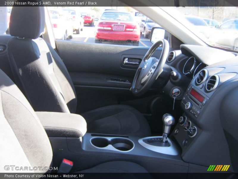 Venom Red Pearl / Black 2008 Nissan Rogue S AWD