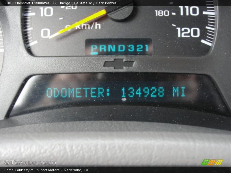 Indigo Blue Metallic / Dark Pewter 2002 Chevrolet TrailBlazer LTZ