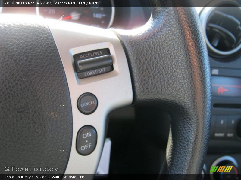 Venom Red Pearl / Black 2008 Nissan Rogue S AWD
