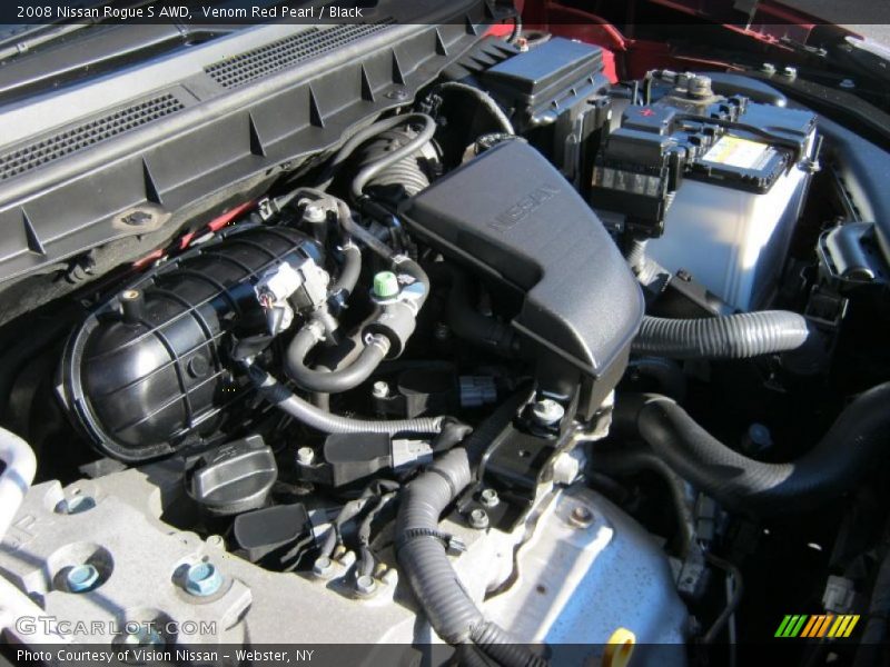 Venom Red Pearl / Black 2008 Nissan Rogue S AWD