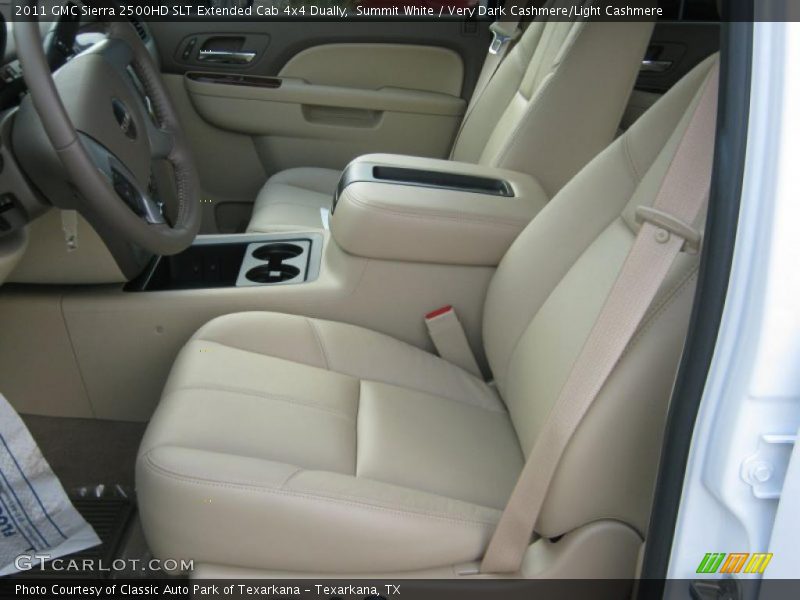 2011 Sierra 2500HD SLT Extended Cab 4x4 Dually Very Dark Cashmere/Light Cashmere Interior