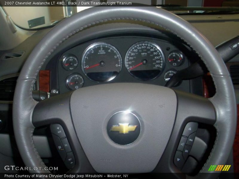 Black / Dark Titanium/Light Titanium 2007 Chevrolet Avalanche LT 4WD