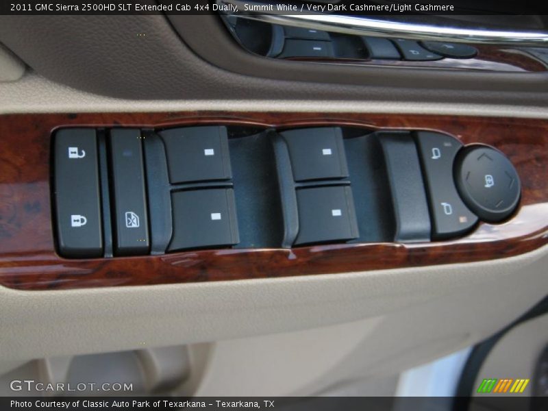 Controls of 2011 Sierra 2500HD SLT Extended Cab 4x4 Dually