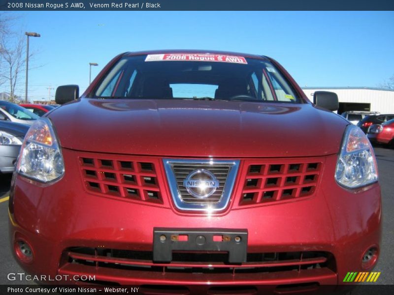 Venom Red Pearl / Black 2008 Nissan Rogue S AWD