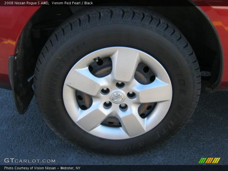 Venom Red Pearl / Black 2008 Nissan Rogue S AWD