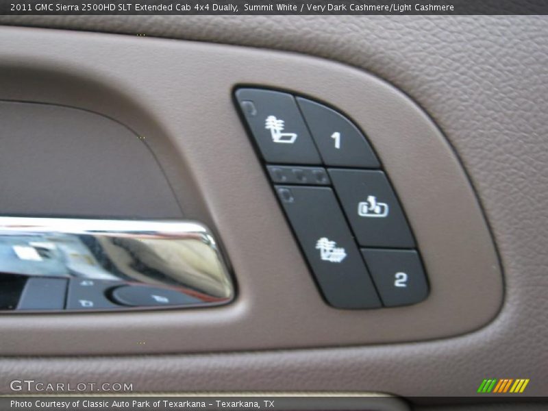 Controls of 2011 Sierra 2500HD SLT Extended Cab 4x4 Dually