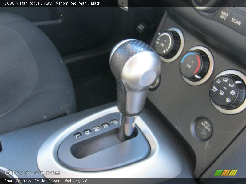 Venom Red Pearl / Black 2008 Nissan Rogue S AWD
