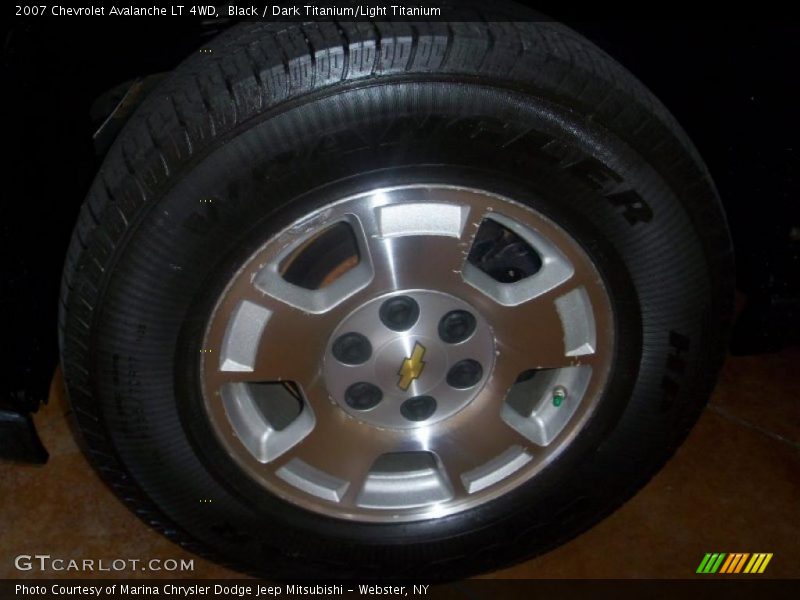 Black / Dark Titanium/Light Titanium 2007 Chevrolet Avalanche LT 4WD