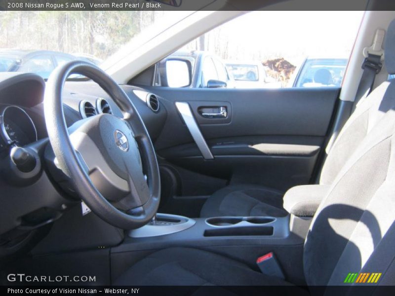 Venom Red Pearl / Black 2008 Nissan Rogue S AWD