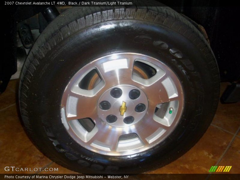 Black / Dark Titanium/Light Titanium 2007 Chevrolet Avalanche LT 4WD