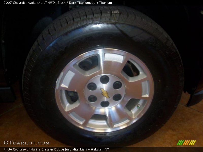 Black / Dark Titanium/Light Titanium 2007 Chevrolet Avalanche LT 4WD