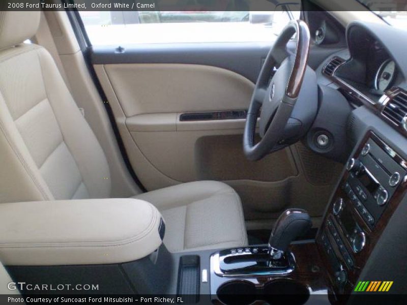 Oxford White / Camel 2008 Ford Taurus Limited