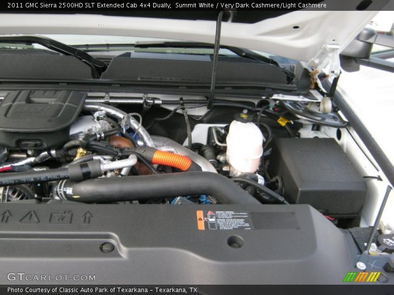  2011 Sierra 2500HD SLT Extended Cab 4x4 Dually Engine - 6.6 Liter OHV 32-Valve Duramax Turbo-Diesel V8