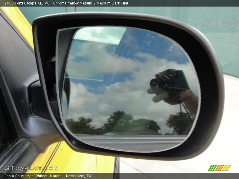 Chrome Yellow Metallic / Medium Dark Flint 2003 Ford Escape XLS V6