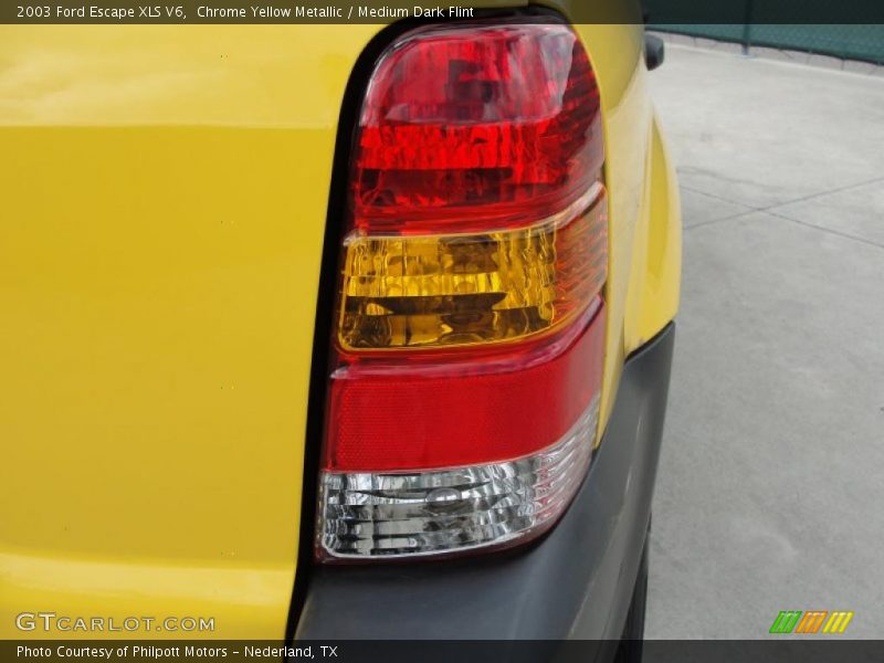 Chrome Yellow Metallic / Medium Dark Flint 2003 Ford Escape XLS V6