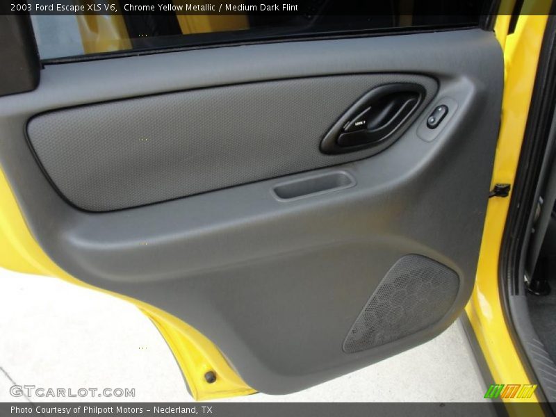 Chrome Yellow Metallic / Medium Dark Flint 2003 Ford Escape XLS V6