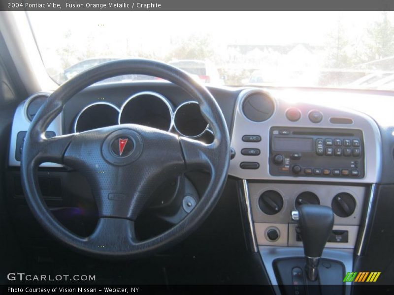 Fusion Orange Metallic / Graphite 2004 Pontiac Vibe