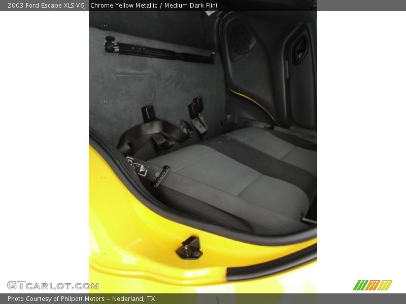 Chrome Yellow Metallic / Medium Dark Flint 2003 Ford Escape XLS V6