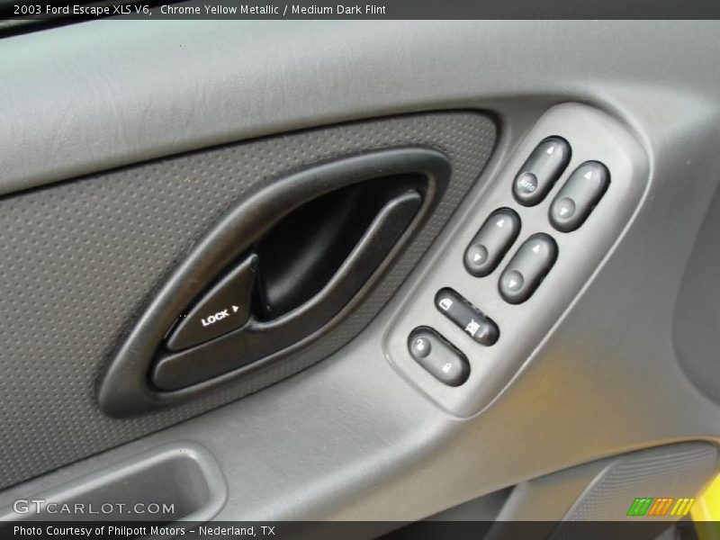 Chrome Yellow Metallic / Medium Dark Flint 2003 Ford Escape XLS V6