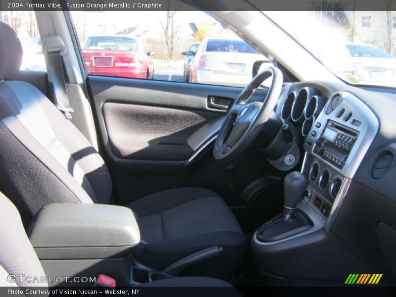 Fusion Orange Metallic / Graphite 2004 Pontiac Vibe