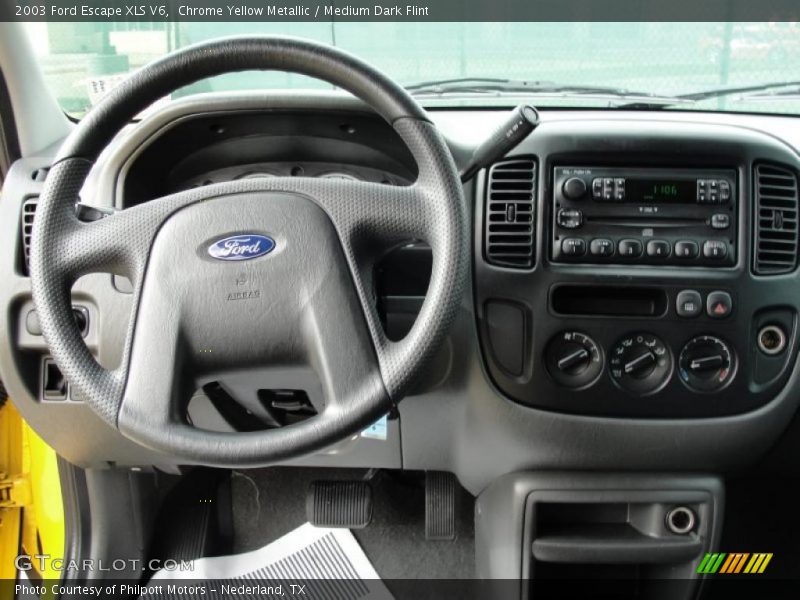 Dashboard of 2003 Escape XLS V6
