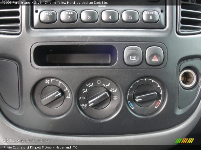 Controls of 2003 Escape XLS V6