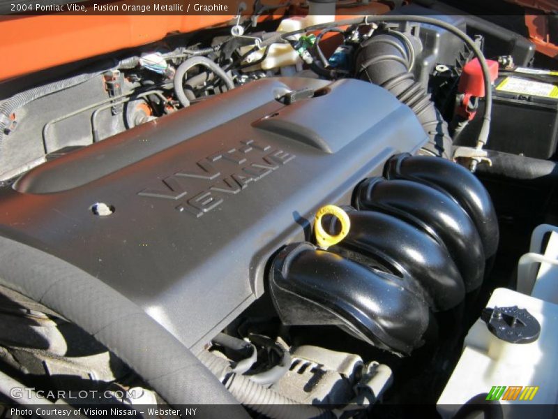 Fusion Orange Metallic / Graphite 2004 Pontiac Vibe