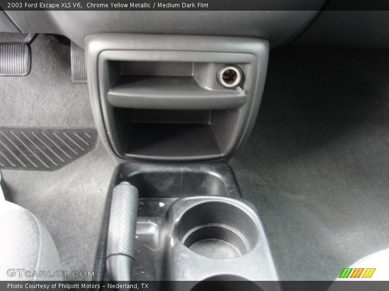 Chrome Yellow Metallic / Medium Dark Flint 2003 Ford Escape XLS V6