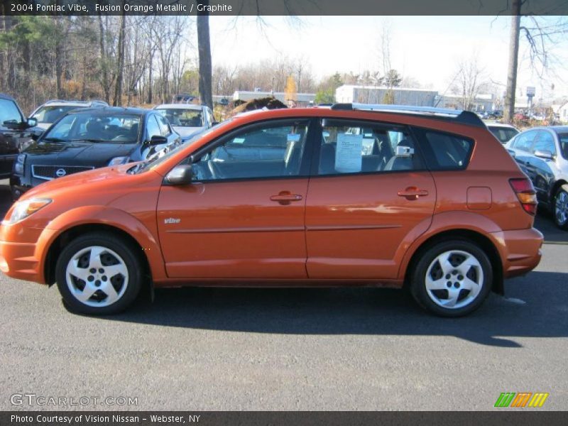 Fusion Orange Metallic / Graphite 2004 Pontiac Vibe