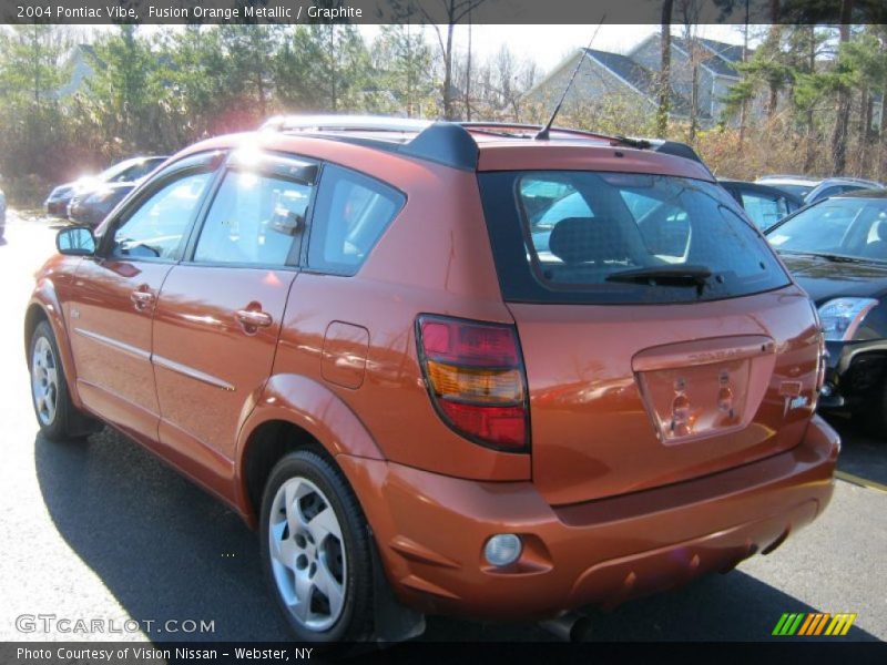 Fusion Orange Metallic / Graphite 2004 Pontiac Vibe