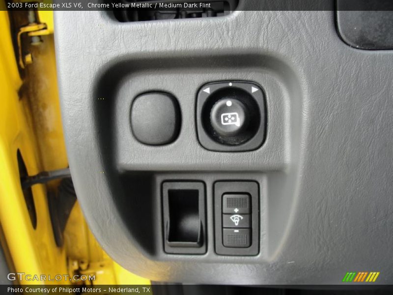 Chrome Yellow Metallic / Medium Dark Flint 2003 Ford Escape XLS V6