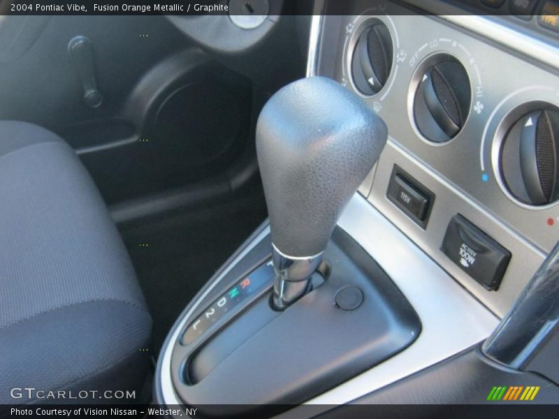 Fusion Orange Metallic / Graphite 2004 Pontiac Vibe