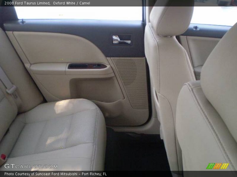 Oxford White / Camel 2008 Ford Taurus Limited