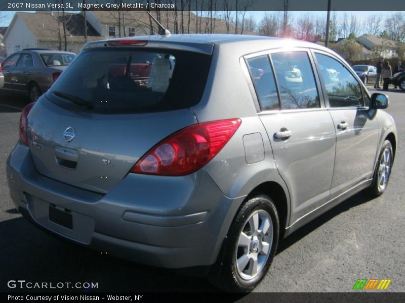 Magnetic Grey Metallic / Charcoal 2007 Nissan Versa SL