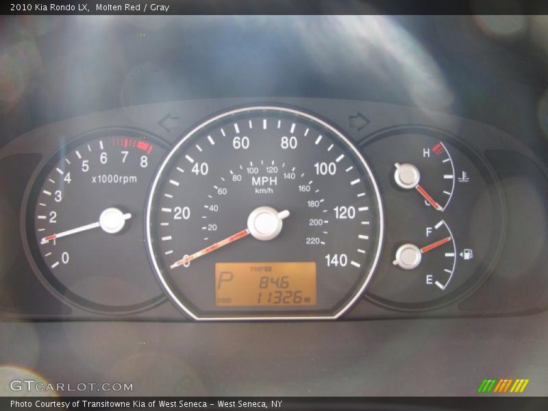  2010 Rondo LX LX Gauges