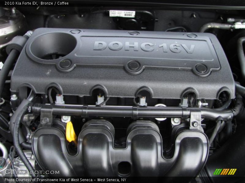  2010 Forte EX Engine - 2.0 Liter DOHC 16-Valve CVVT 4 Cylinder