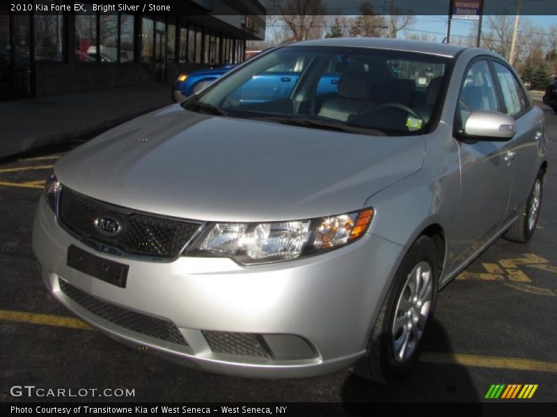Bright Silver / Stone 2010 Kia Forte EX