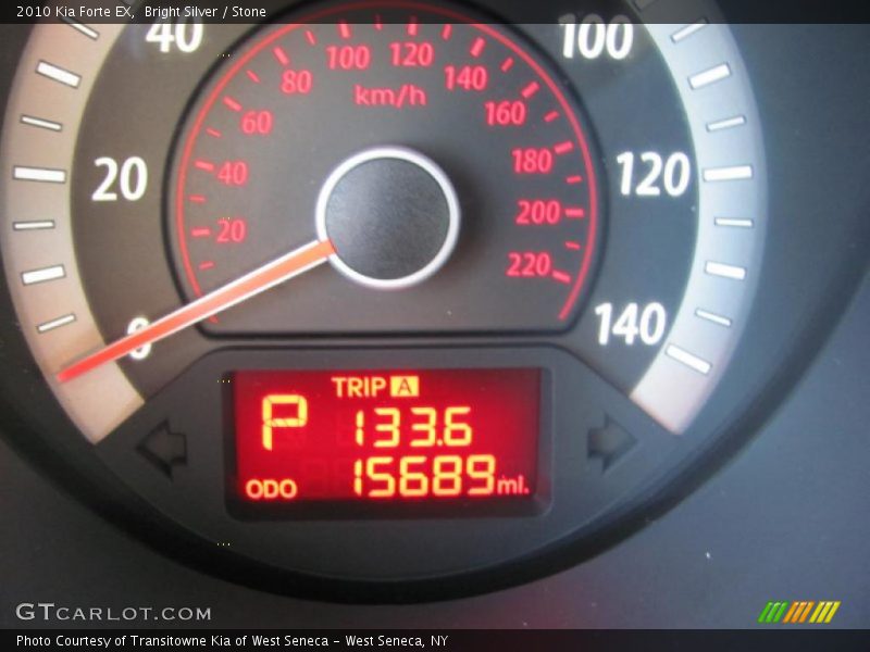 Bright Silver / Stone 2010 Kia Forte EX