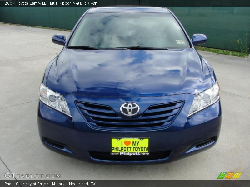 Blue Ribbon Metallic / Ash 2007 Toyota Camry LE