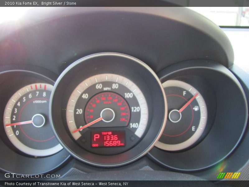Bright Silver / Stone 2010 Kia Forte EX