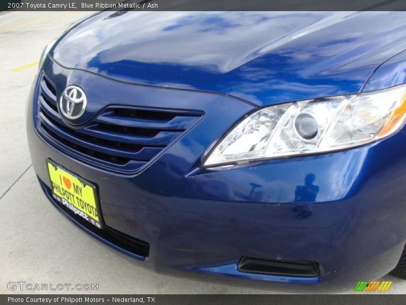 Blue Ribbon Metallic / Ash 2007 Toyota Camry LE