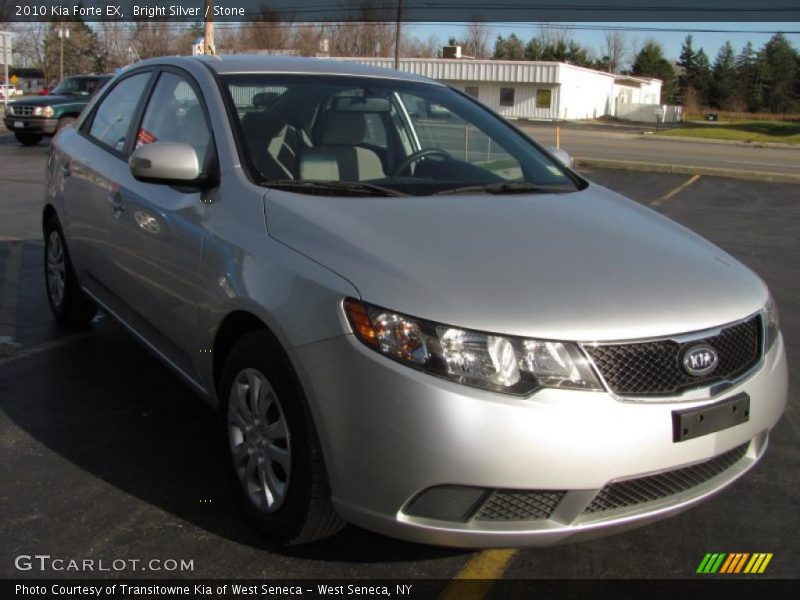Bright Silver / Stone 2010 Kia Forte EX